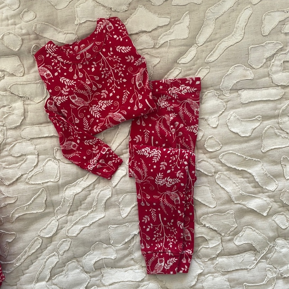 Gap Owl Print Christmas Pajama